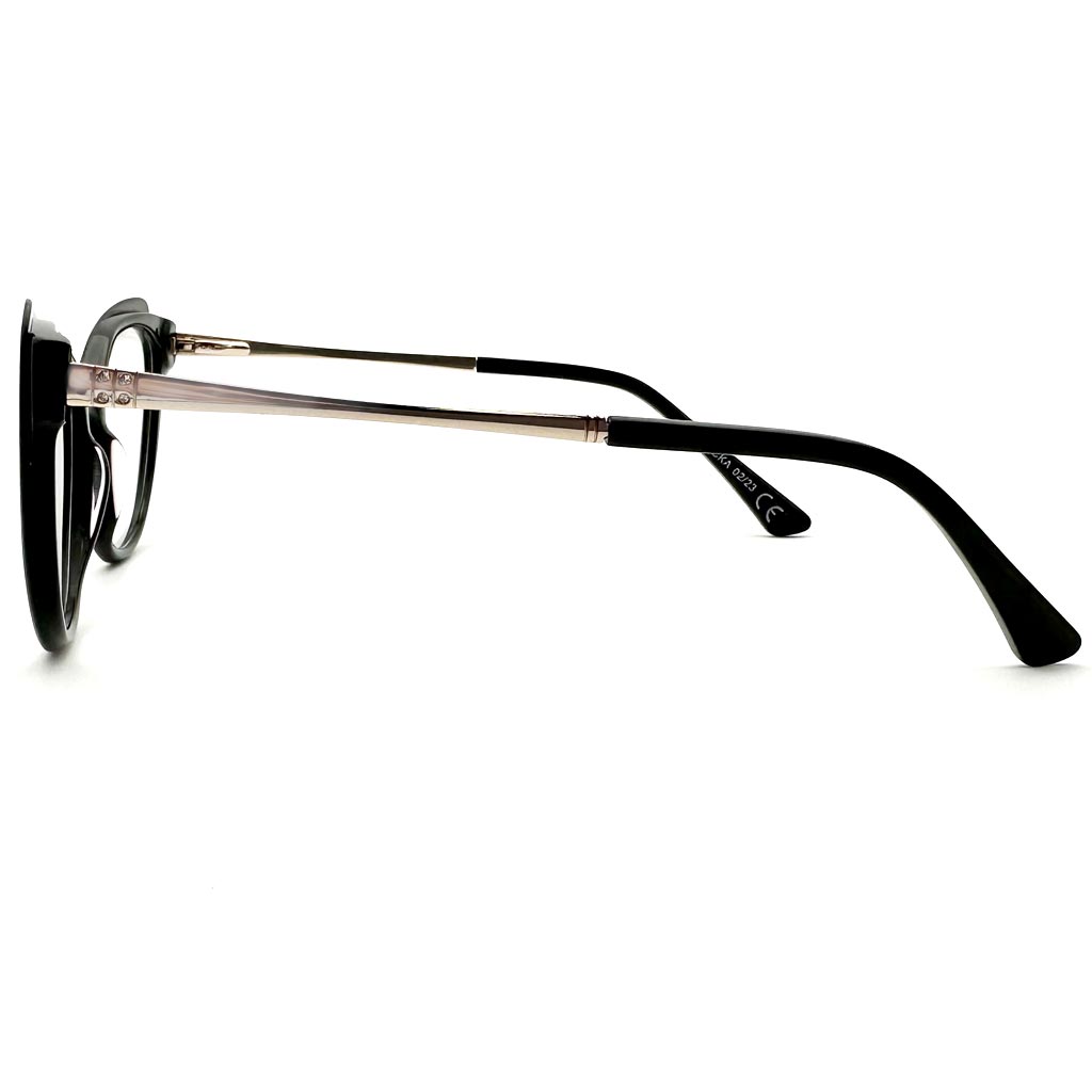 Gerusalemme - montatura cat-eye nera