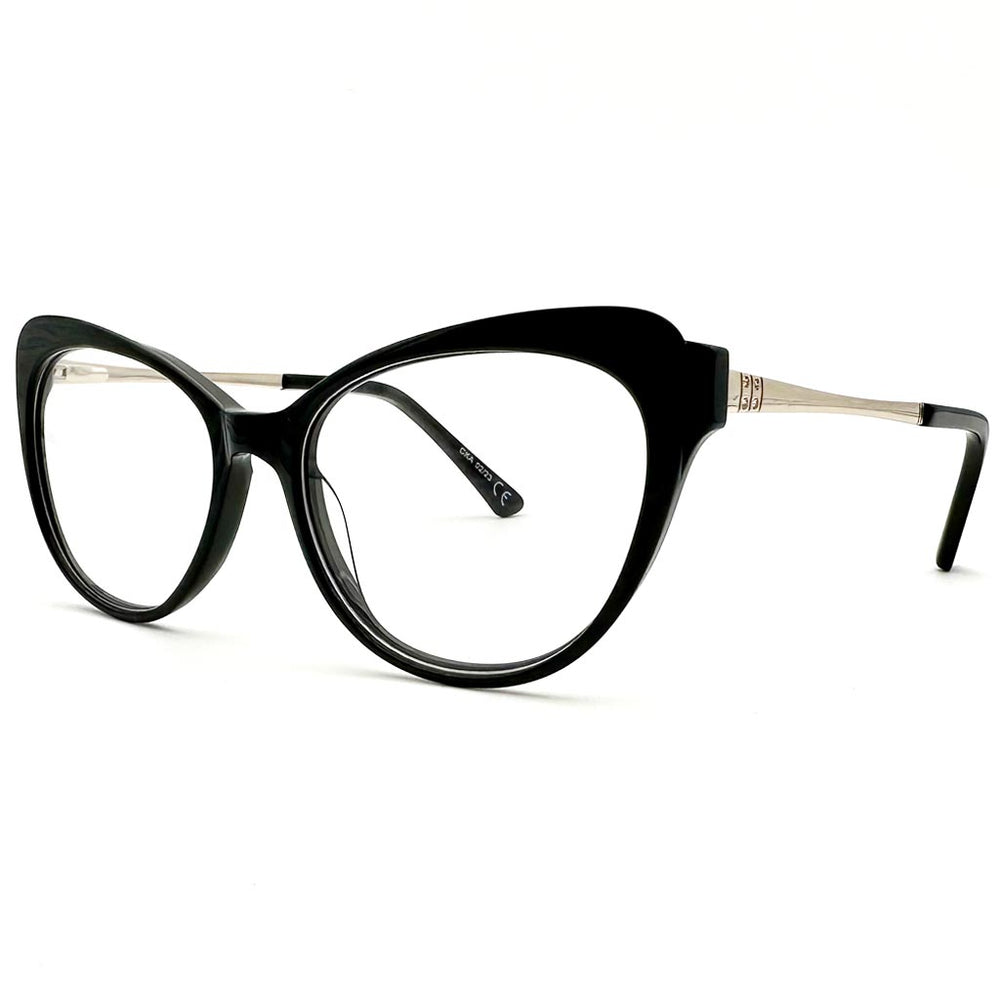 Gerusalemme - montatura cat-eye nera