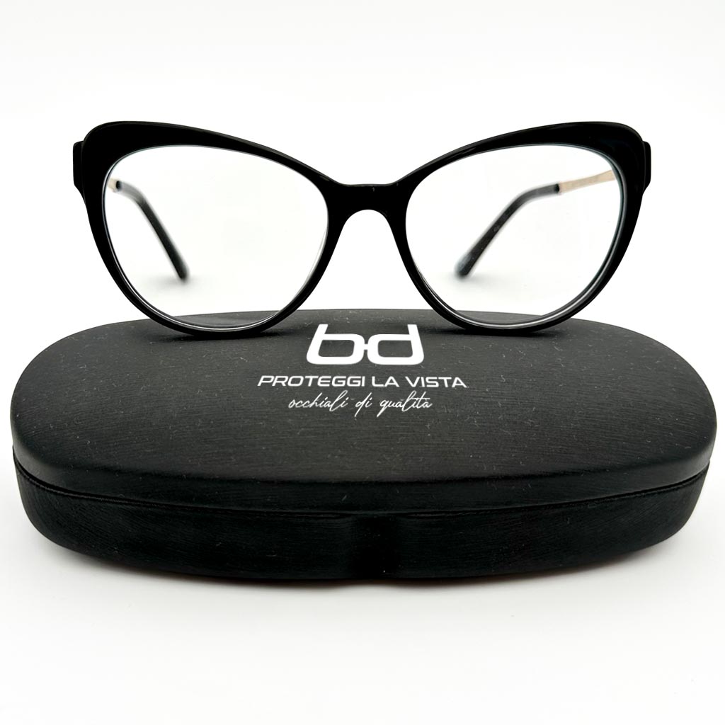 Gerusalemme - montatura cat-eye nera