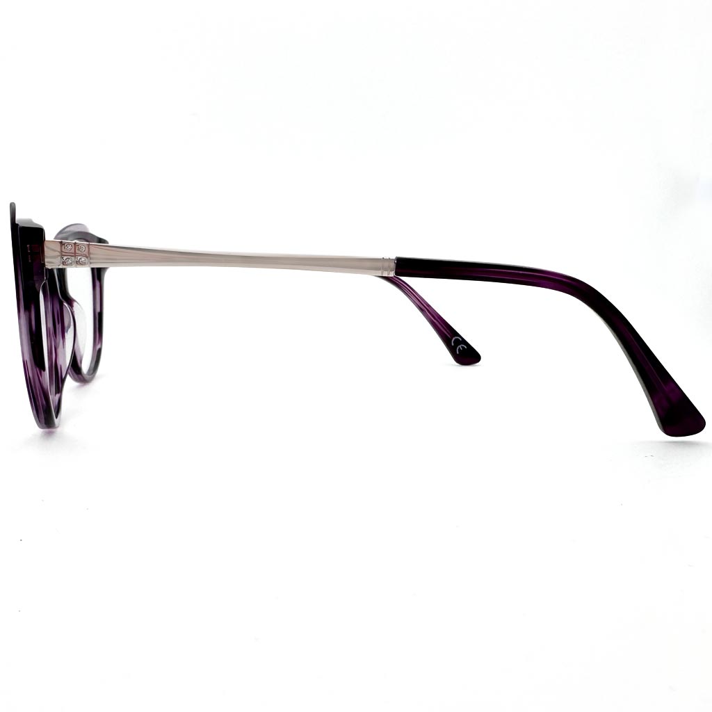 Roma - montatura cat-eye viola