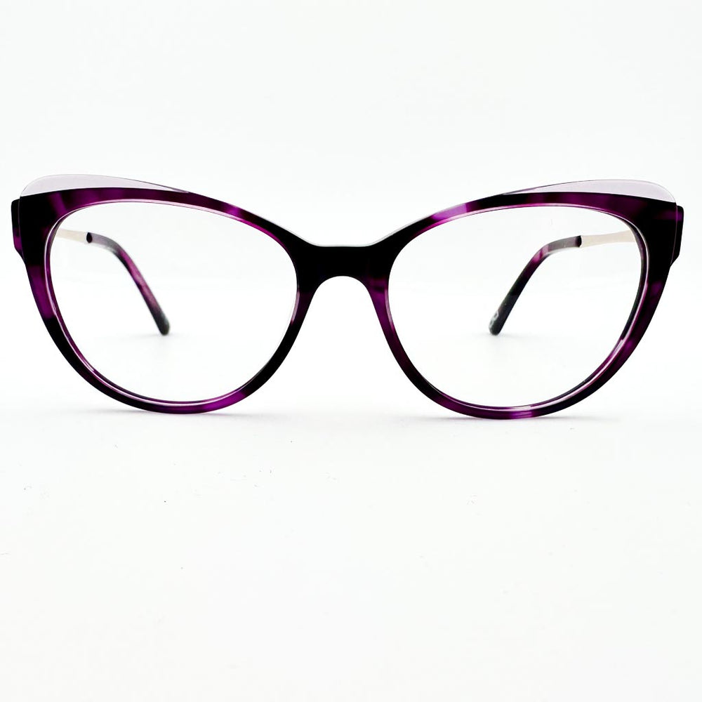 Roma - montatura cat-eye viola