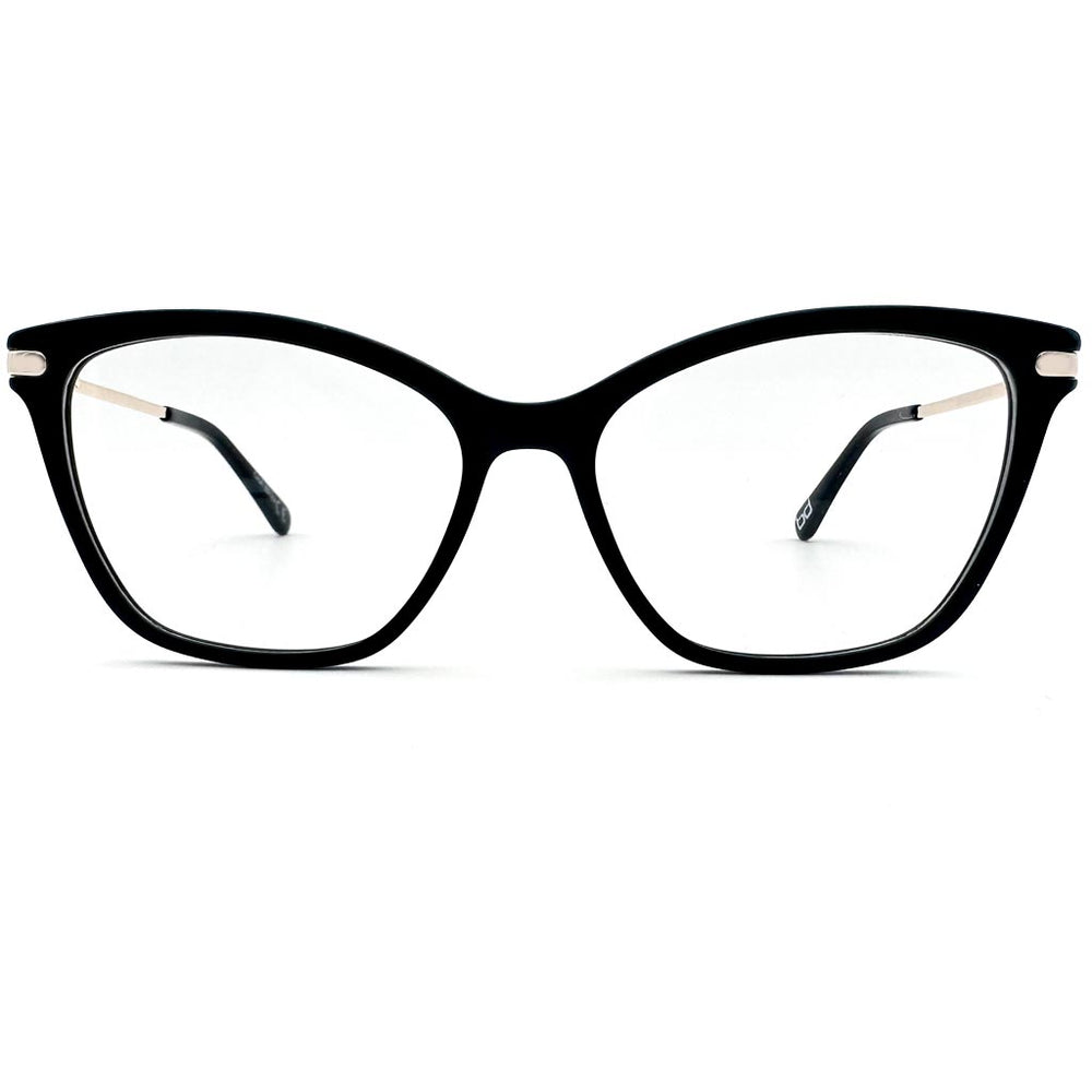 Santorini - montatura cat-eye nera