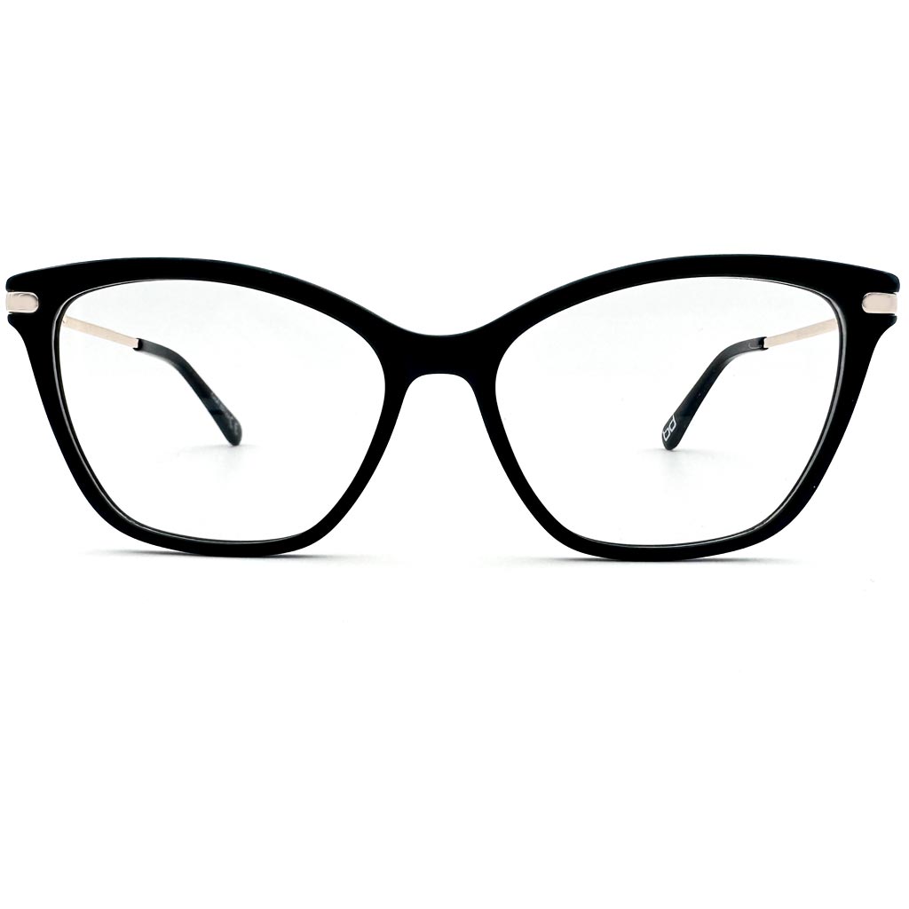 Santorini - montatura cat-eye nera