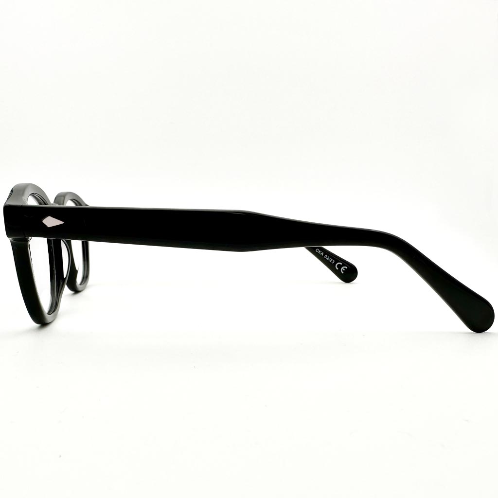 Bruxelles - montatura rotonda nera