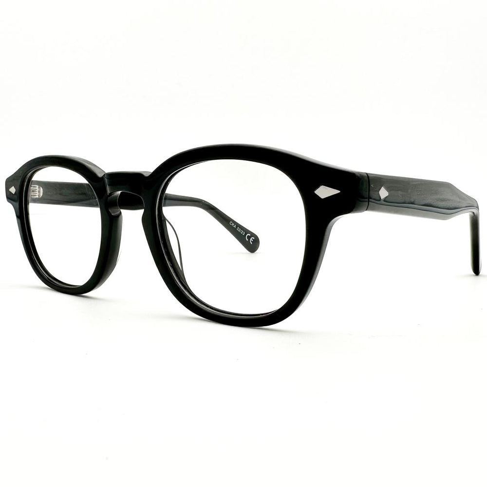 Bruxelles - montatura rotonda nera