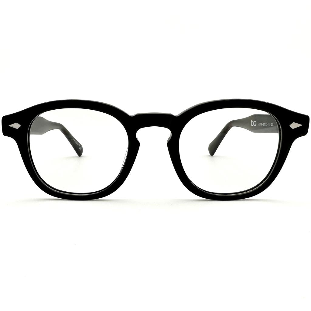 Bruxelles - montatura rotonda nera