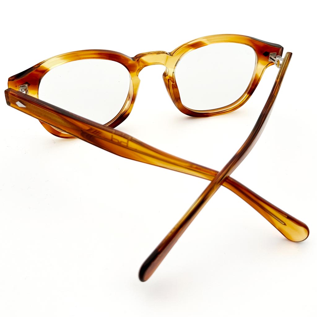 Atene - montatura rotonda gialla