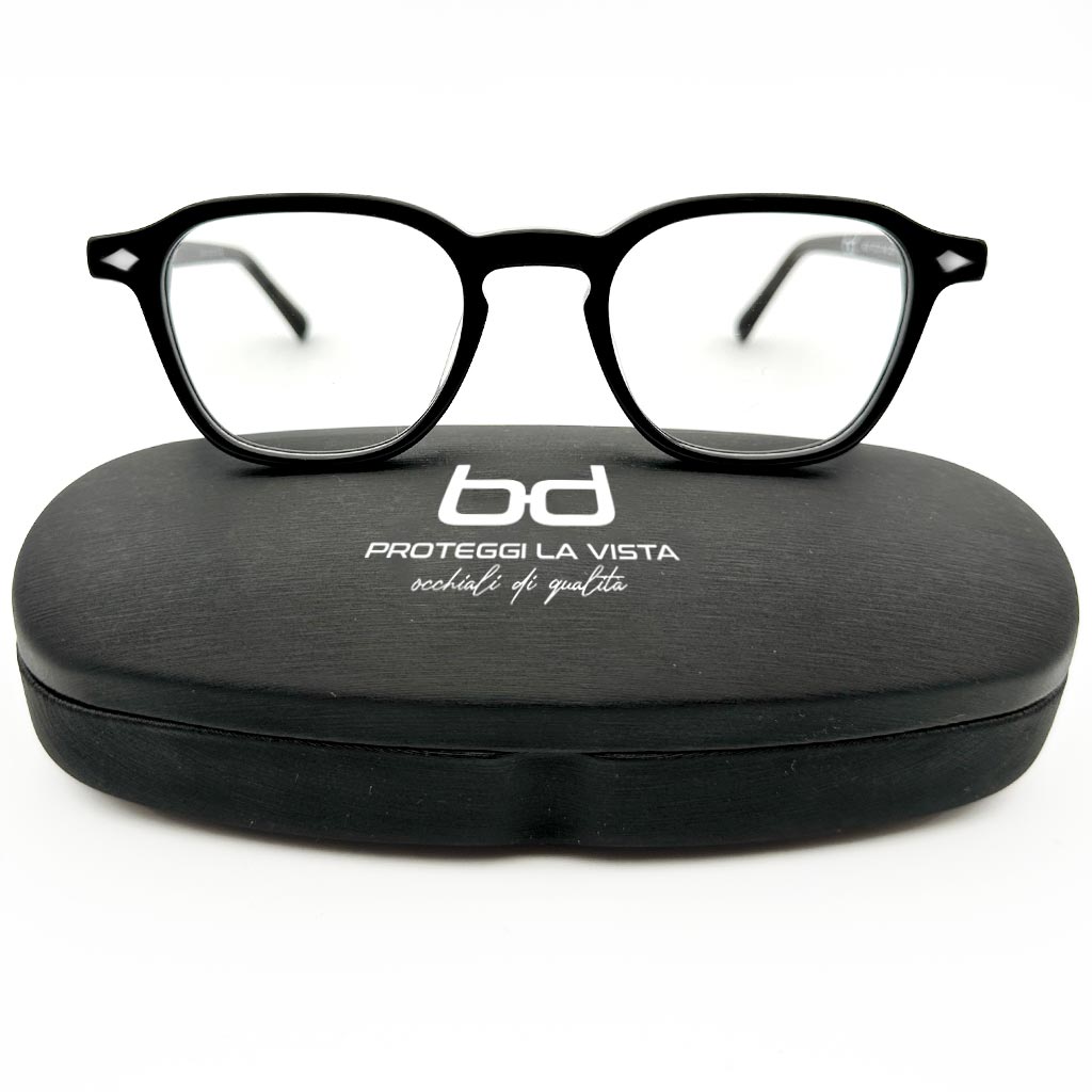 Abu Dhabi - montatura squadrata nera