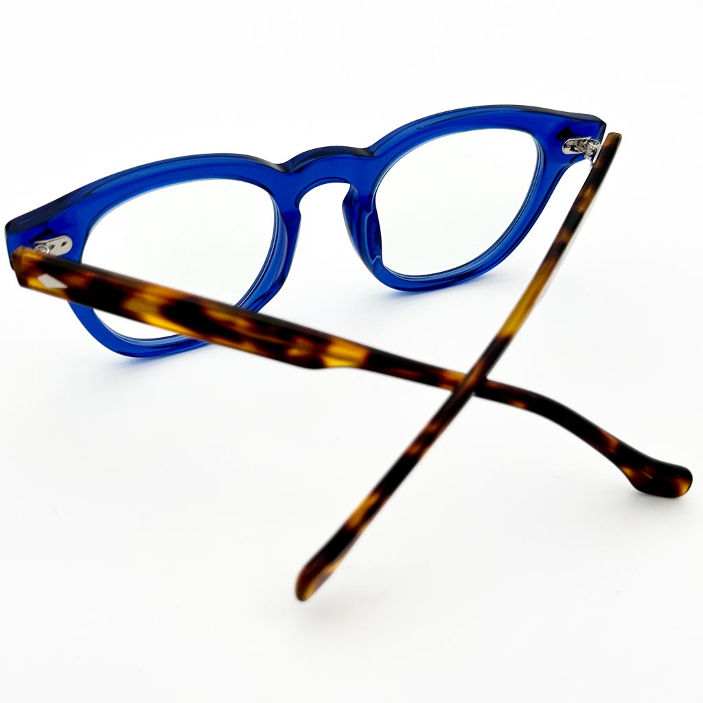 Berlino - montatura rotonda blu