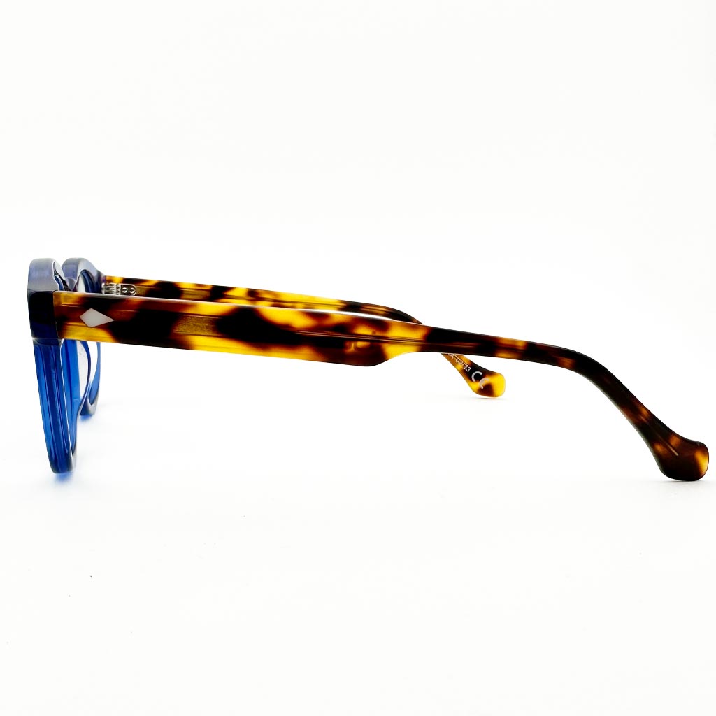 Berlino - montatura rotonda blu