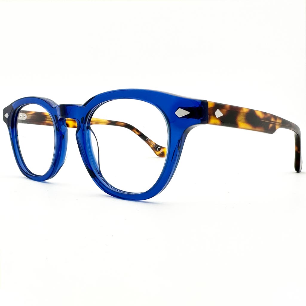 Berlino - montatura rotonda blu