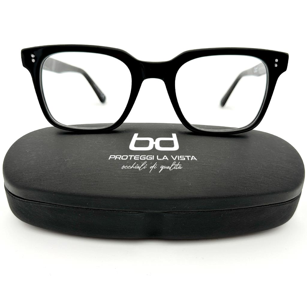 Londra - montatura squadrata nera