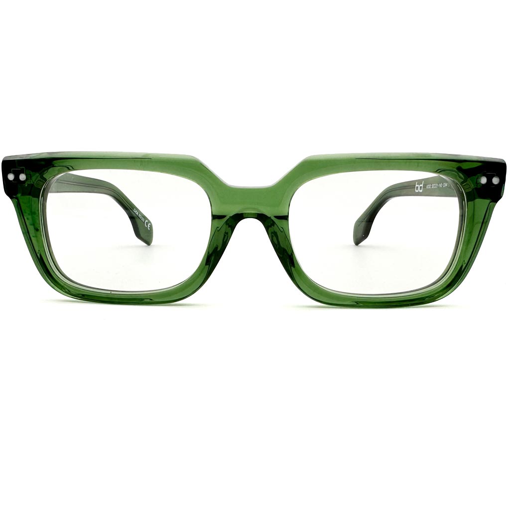 Lisbona - montatura squadrata verde