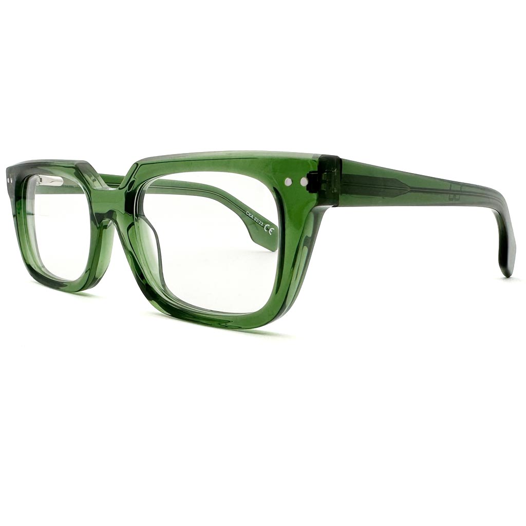 Lisbona - montatura squadrata verde