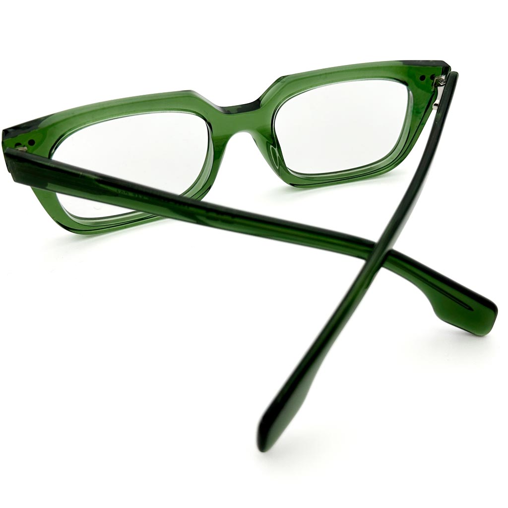 Lisbona - montatura squadrata verde