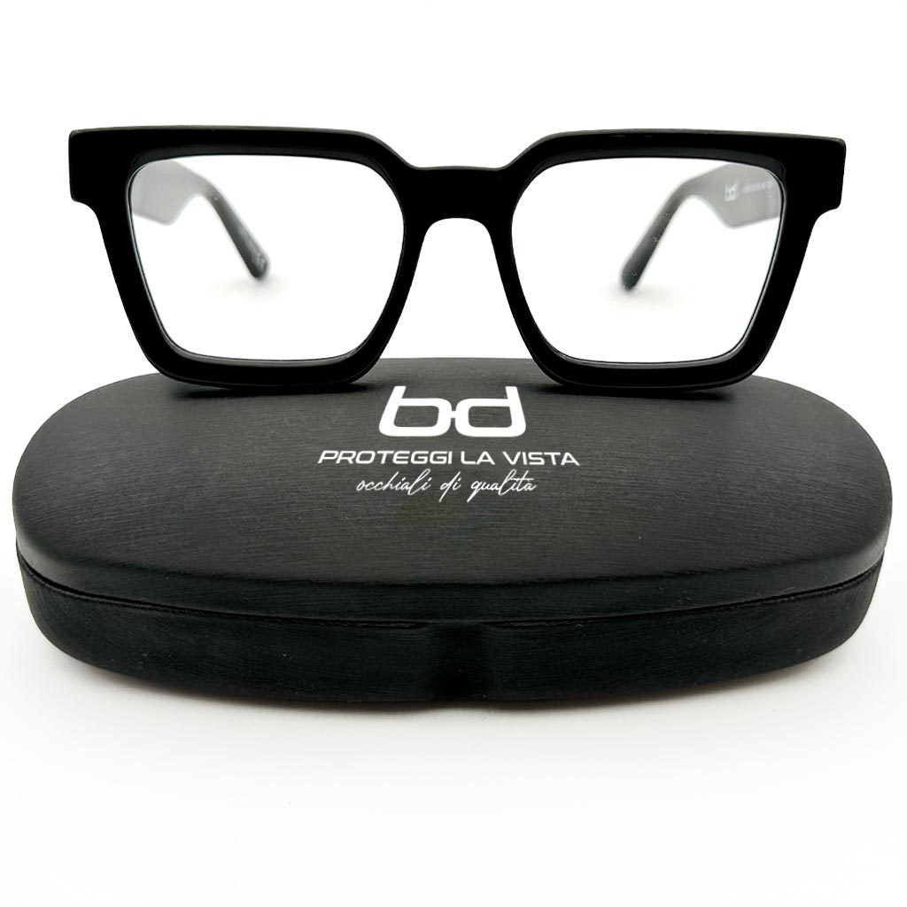 Montevideo - montatura squadrata nera