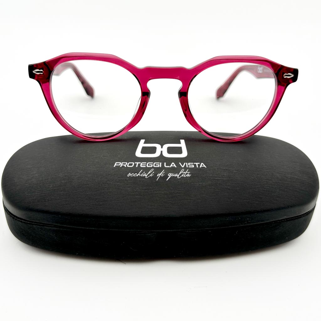 Bangkok - montatura rotonda rossa