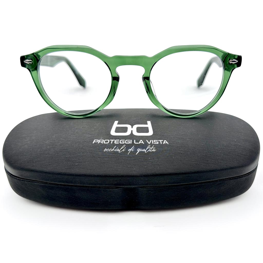 Hong Kong - montatura rotonda verde