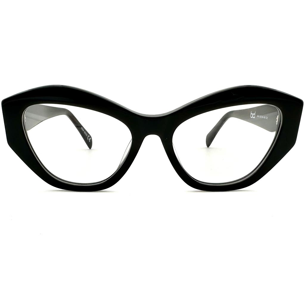 Stoccolma - montatura cat-eye nera