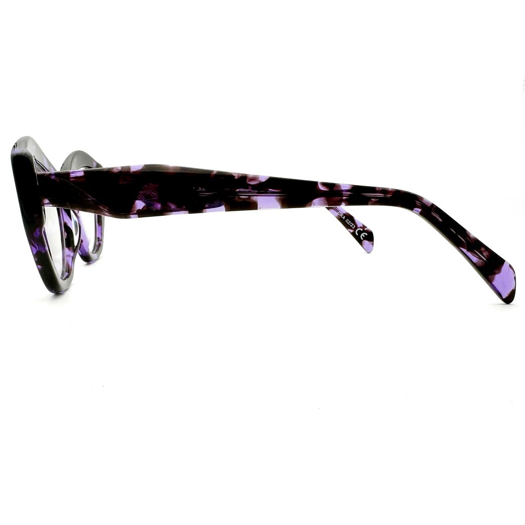 Buenos Aires - montatura cat-eye tartarugata viola