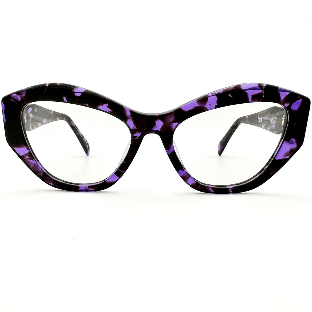 Buenos Aires - montatura cat-eye tartarugata viola