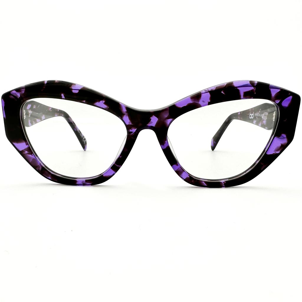 Buenos Aires - montatura cat-eye tartarugata viola