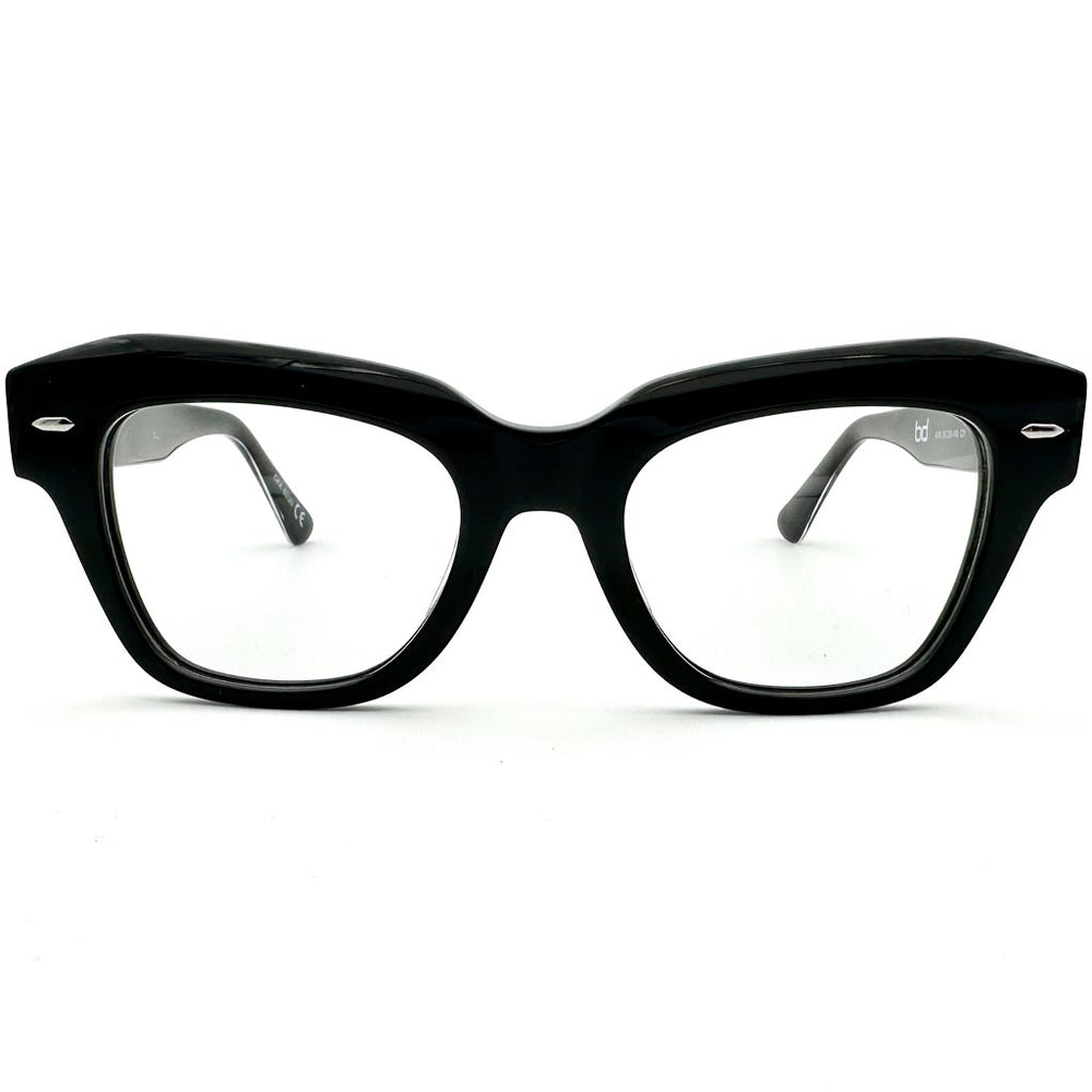 Helsinki - montatura squadrata nera