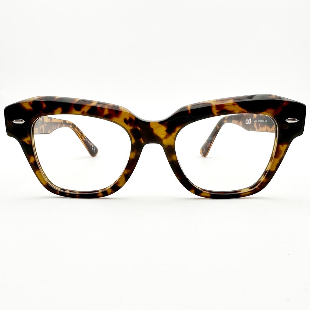 Barcellona - montatura squadrata tartarugata