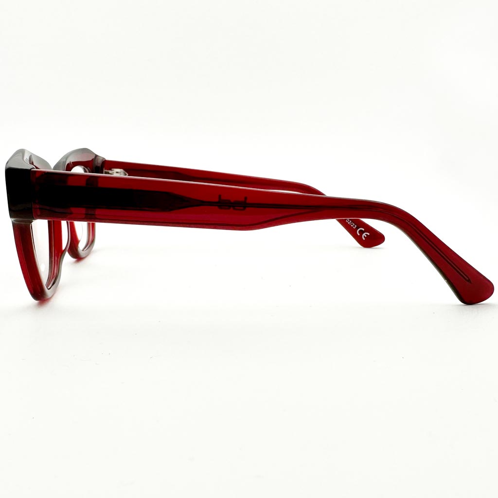 Copenaghen - montatura squadrata rossa