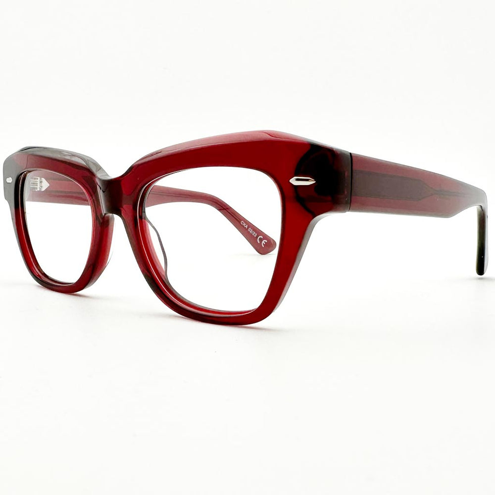 Copenaghen - montatura squadrata rossa