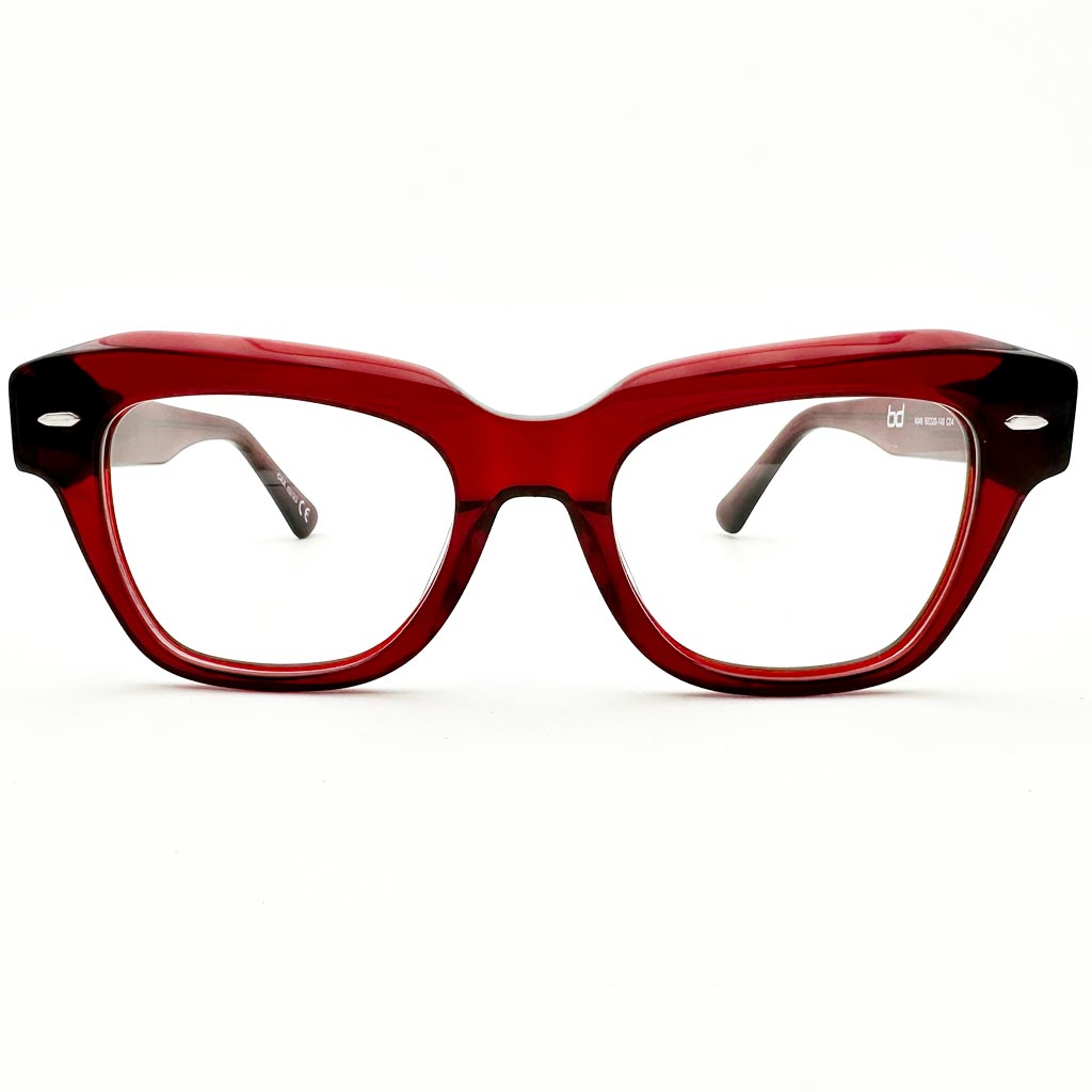 Copenaghen - montatura squadrata rossa