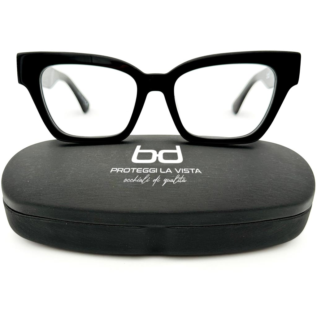 Madrid - montatura squadrata nera