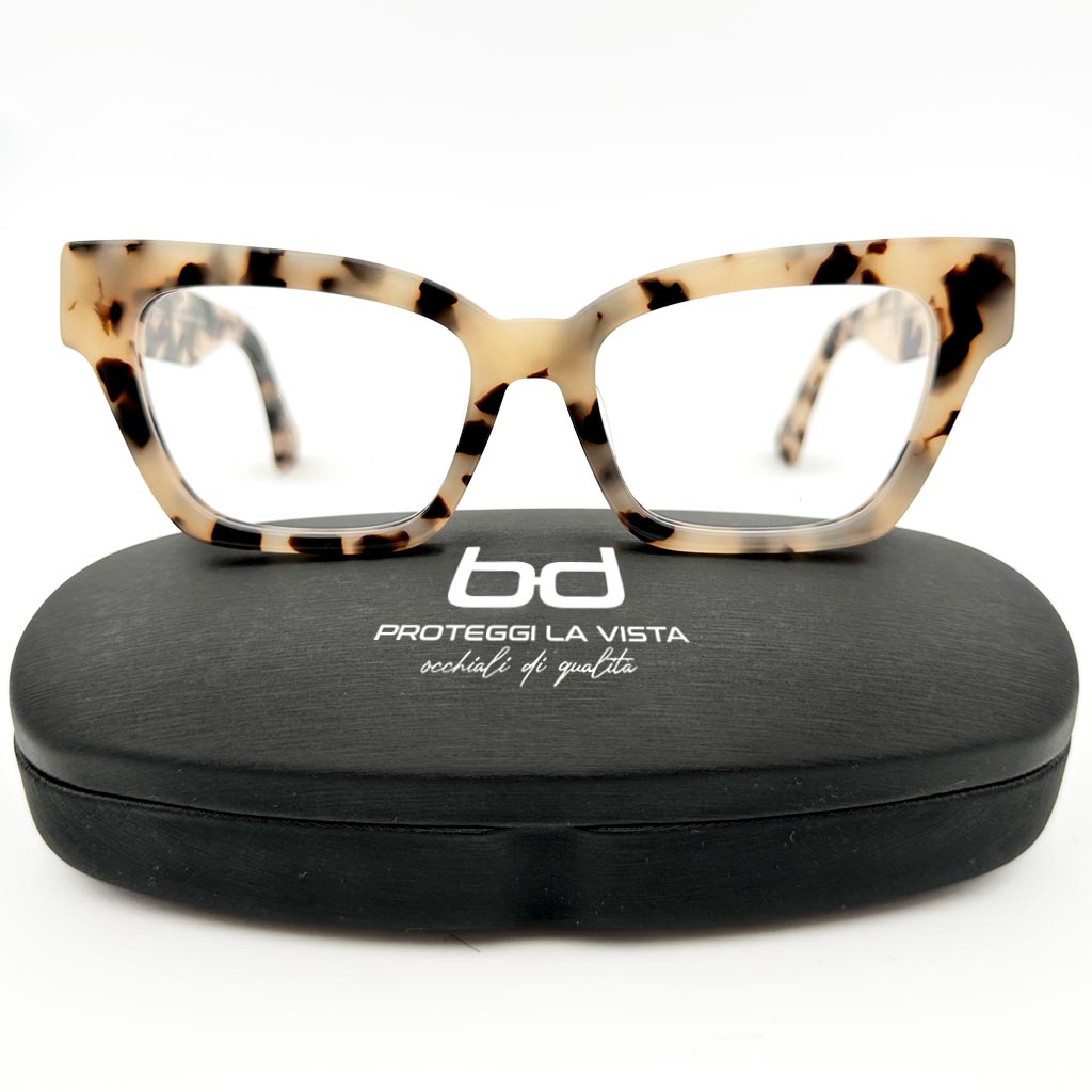 Tenerife - montatura squadrata tartarugata chiara