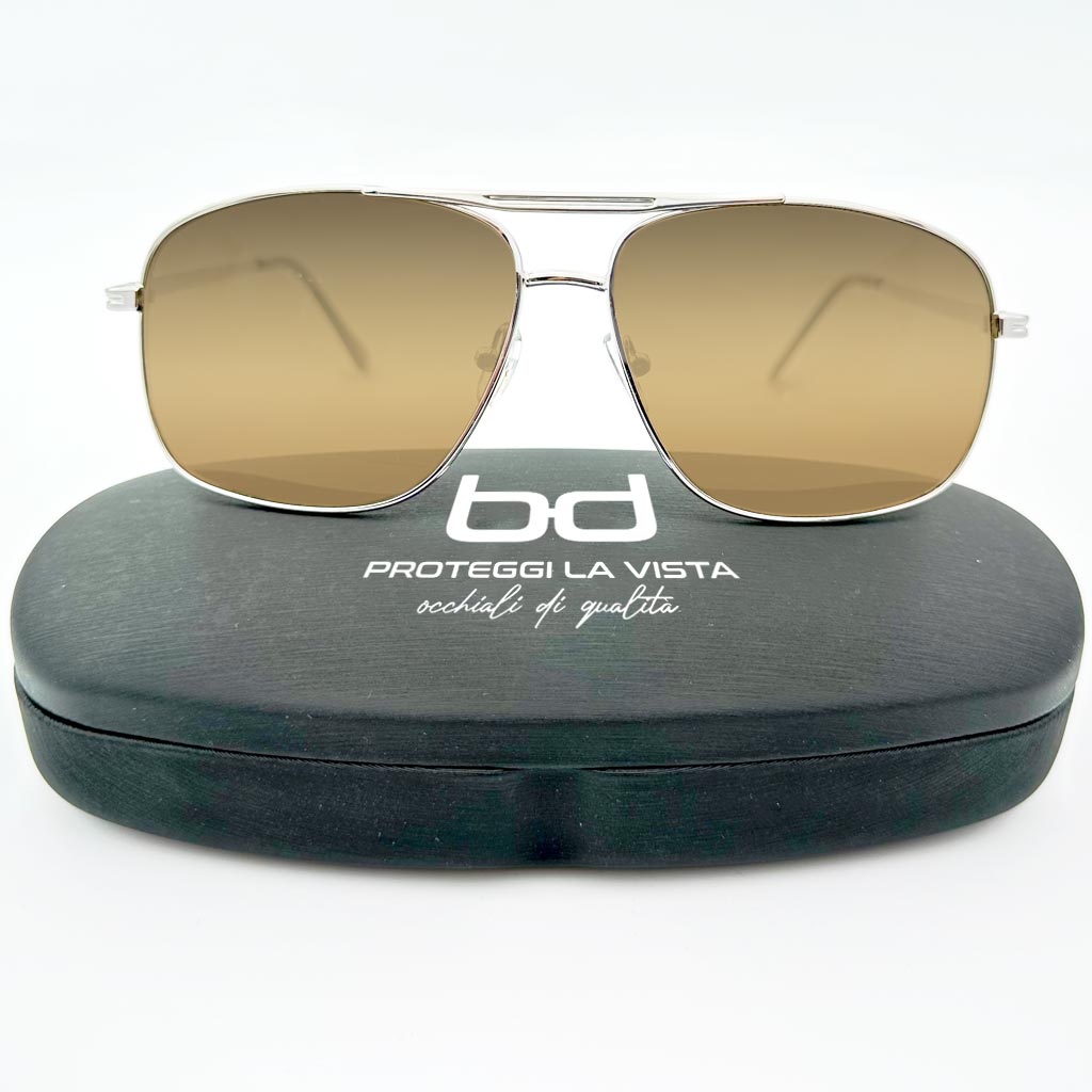 Las Vegas - occhiale uomo aviatore marroni