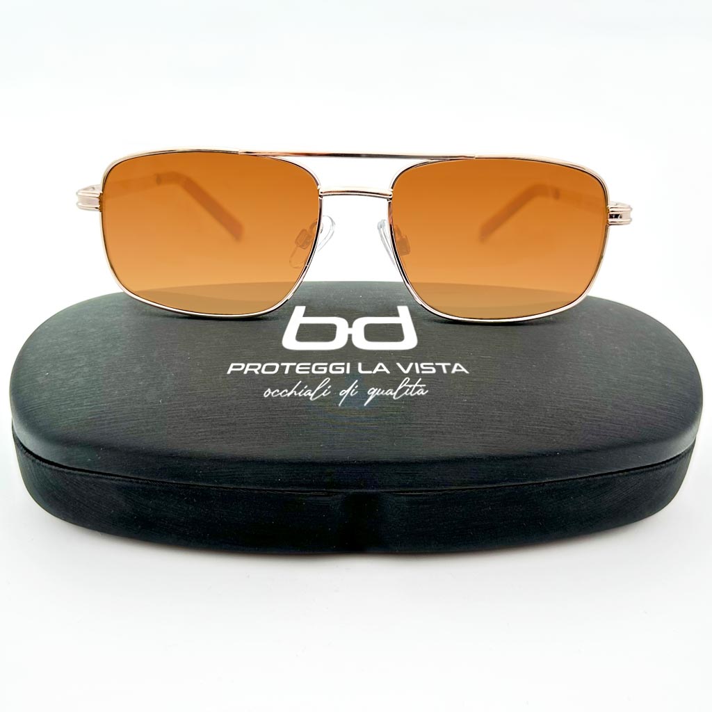 Skyline - occhiale uomo aviatore oro