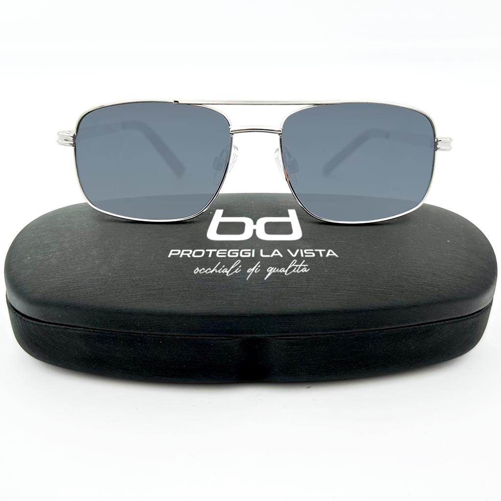 Skyline - occhiale uomo aviatore argento