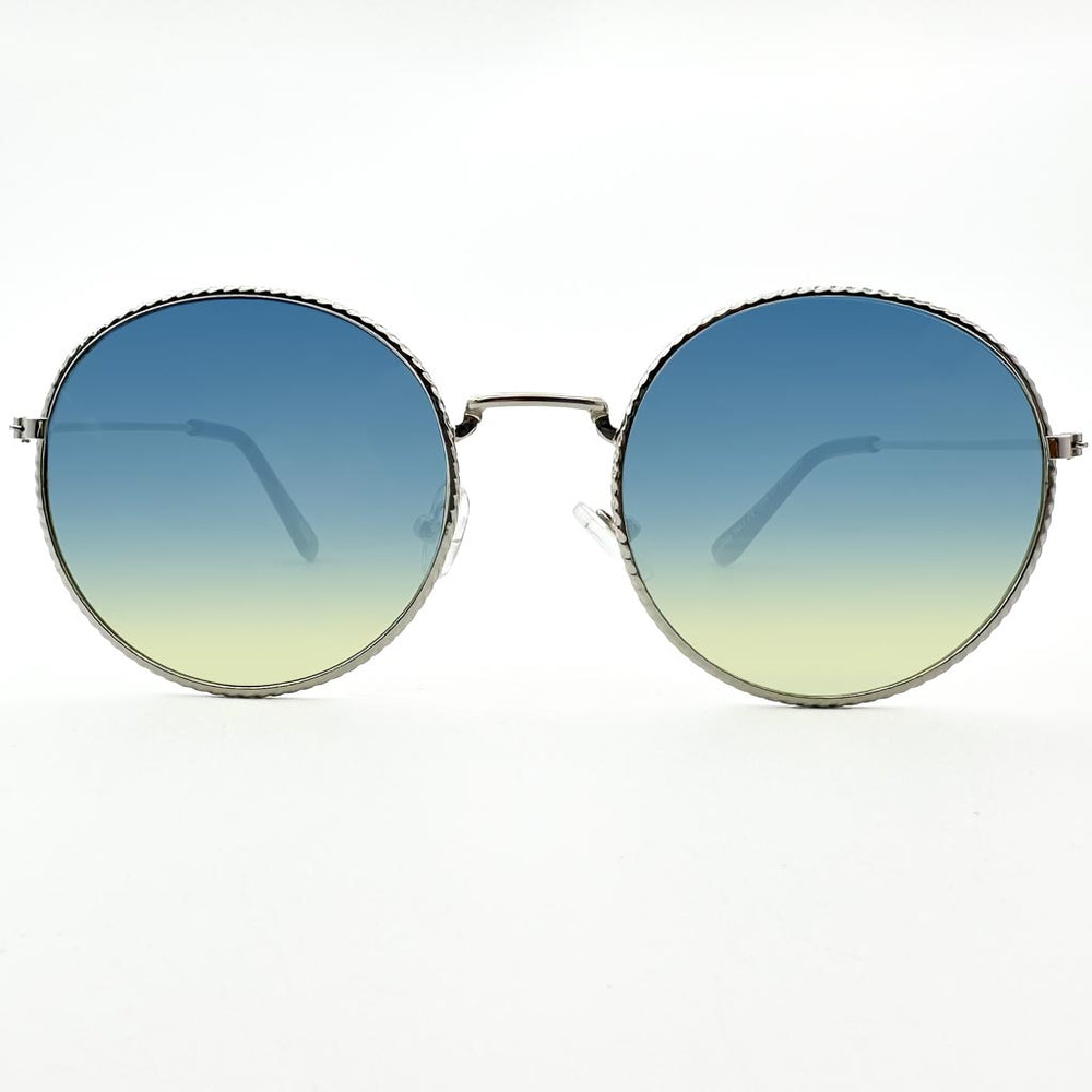 Beverly - occhiale donna rotondo blu - giallo