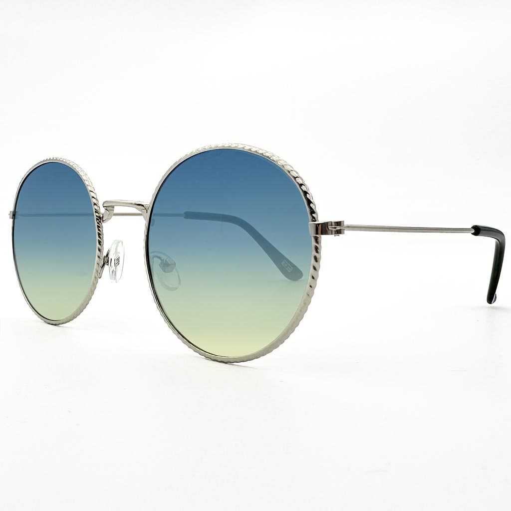 Beverly - occhiale donna rotondo blu - giallo