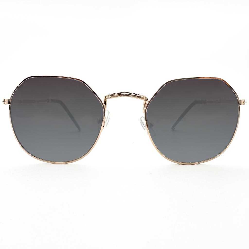 Zahra - occhiale donna esagonale nero