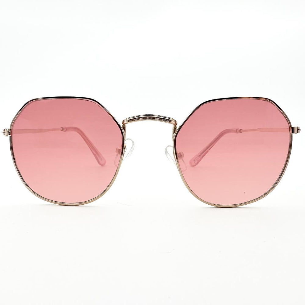 Zahra - occhiale donna esagonale rosa