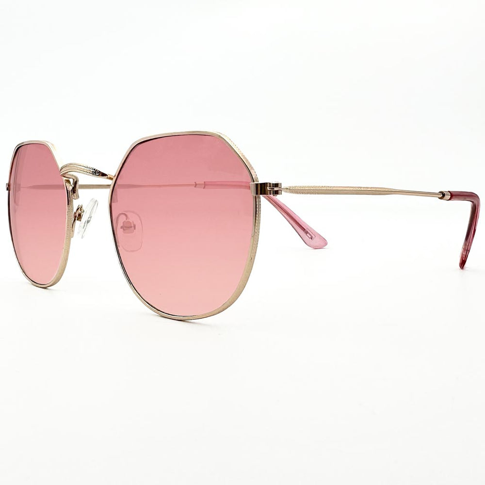 Zahra - occhiale donna esagonale rosa