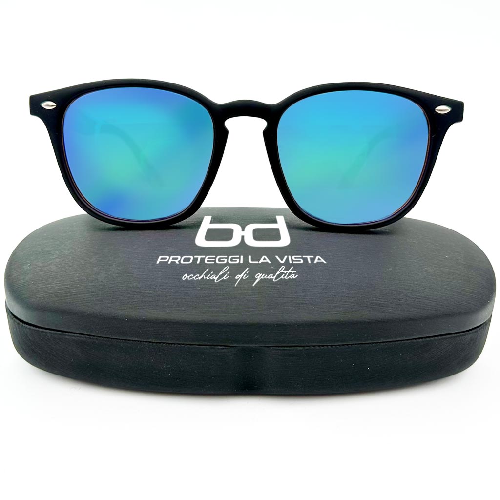 Denver - occhiale uomo lente a specchio verde