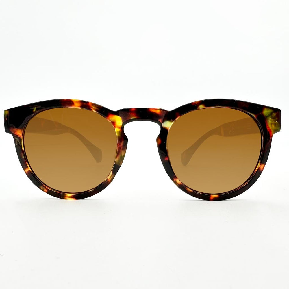 London - occhiale uomo rotondo tartarugato