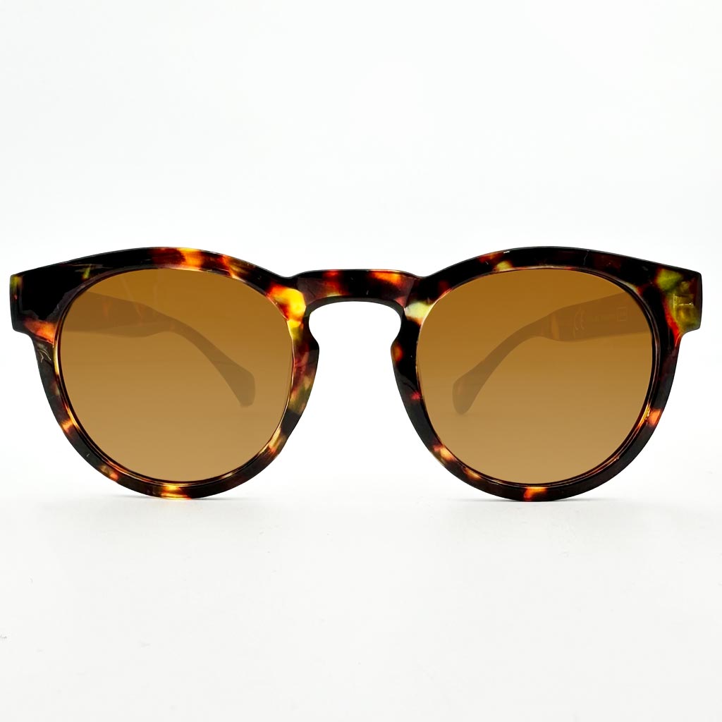 London - occhiale uomo rotondo tartarugato