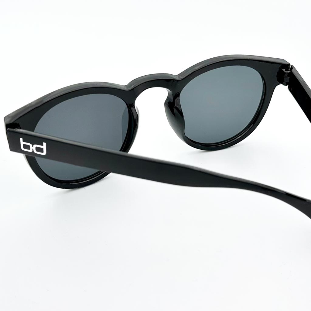 London - occhiale uomo rotondo nero