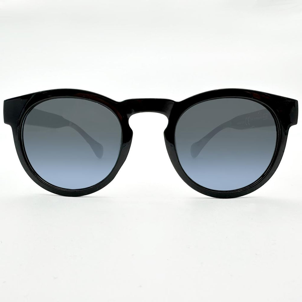 London - occhiale uomo rotondo nero