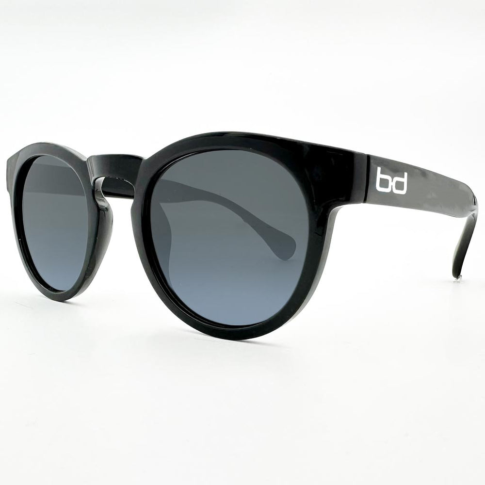 London - occhiale uomo rotondo nero