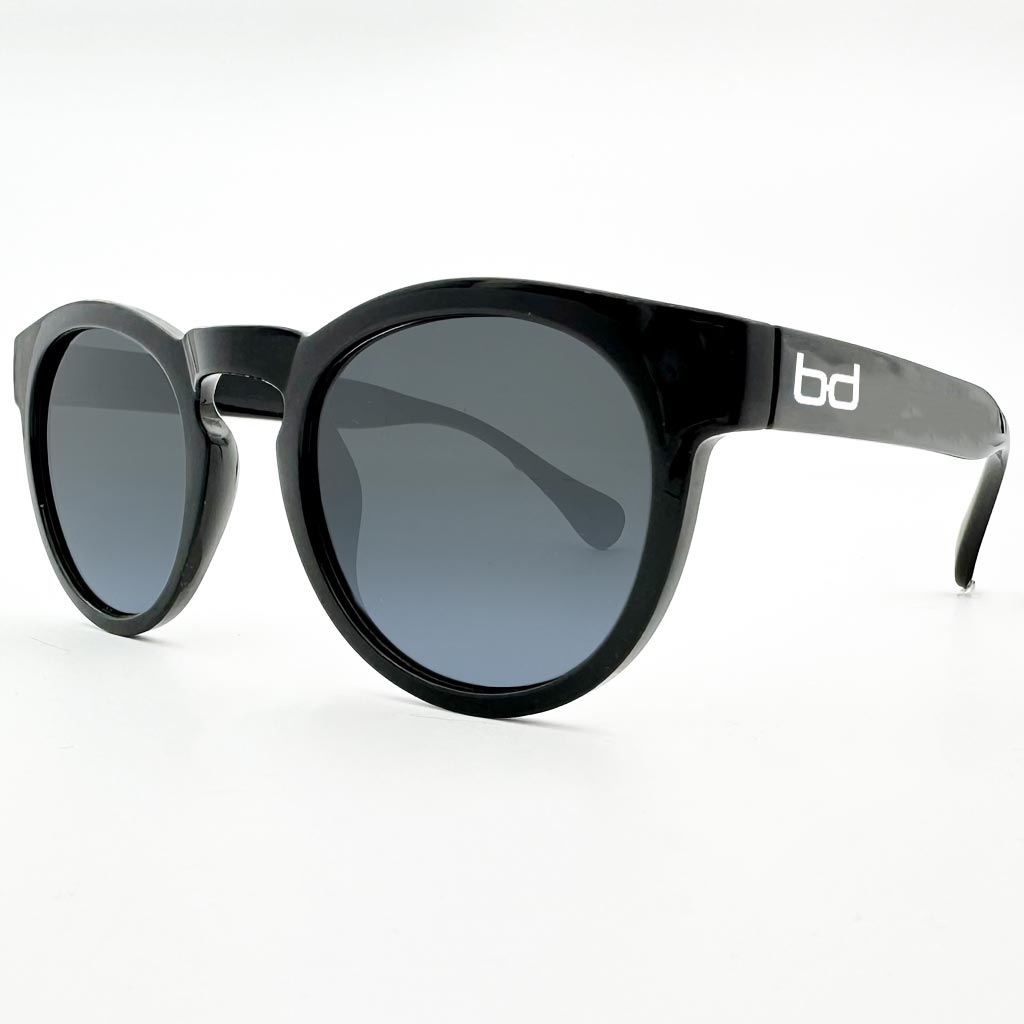 London - occhiale uomo rotondo nero