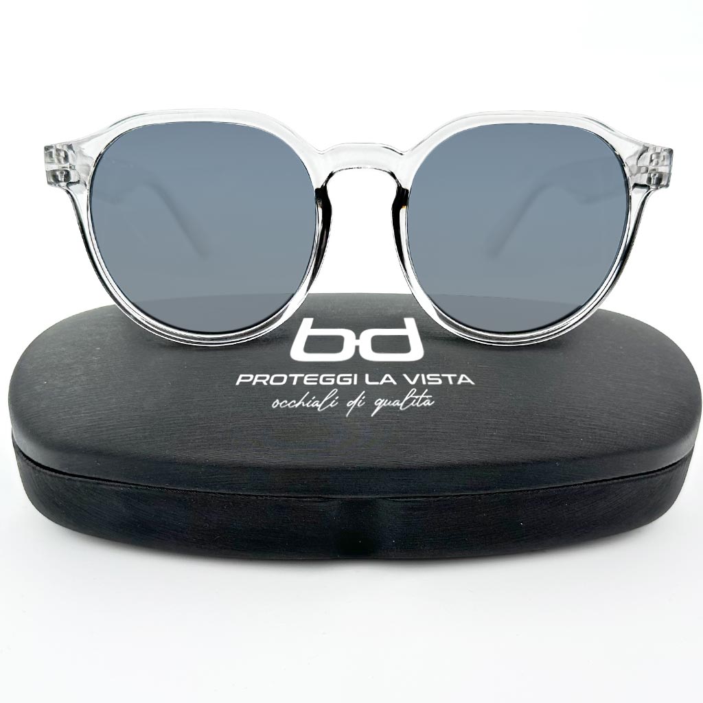 Cancun - occhiale uomo grigio trasparente