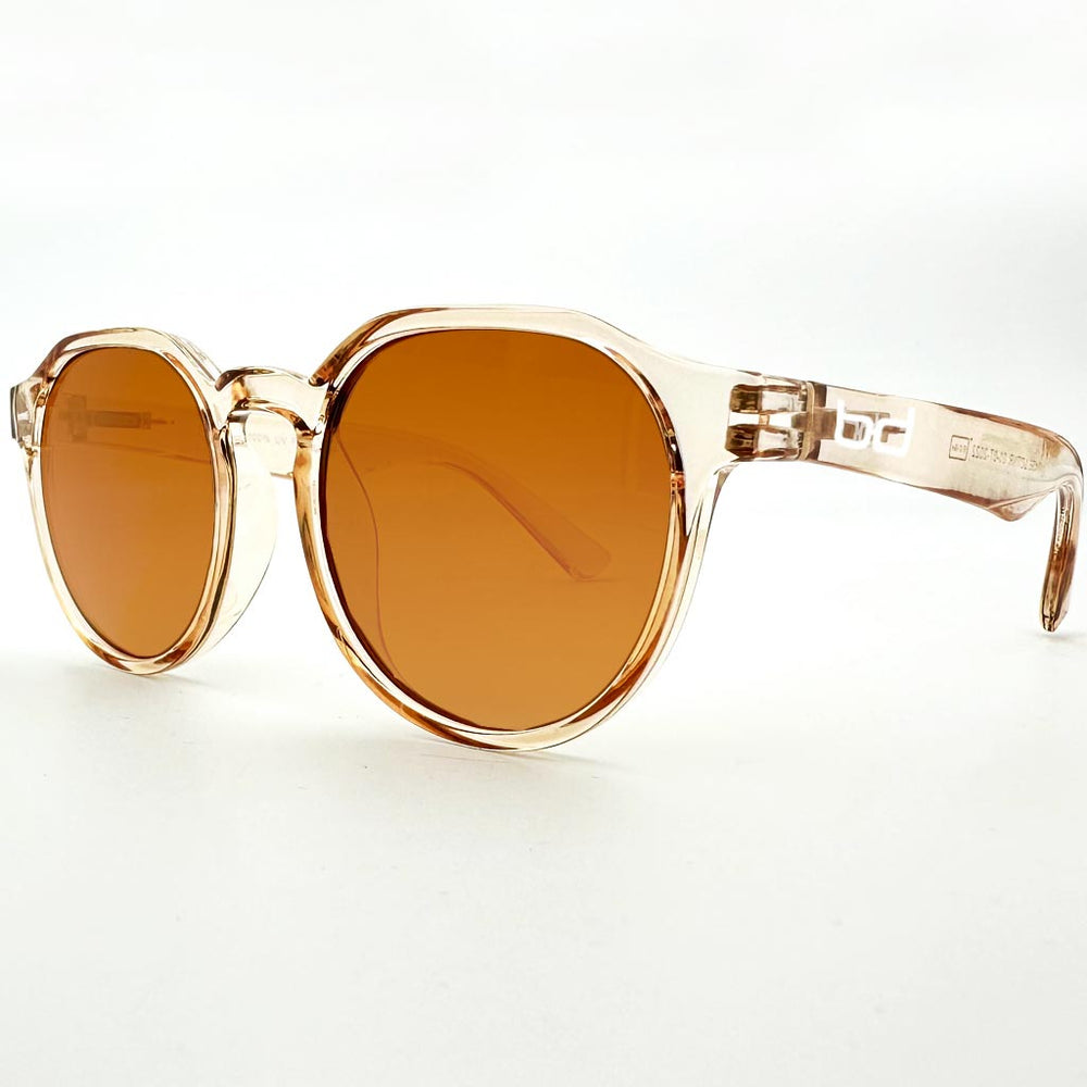 Cancun - occhiale uomo arancione trasparente